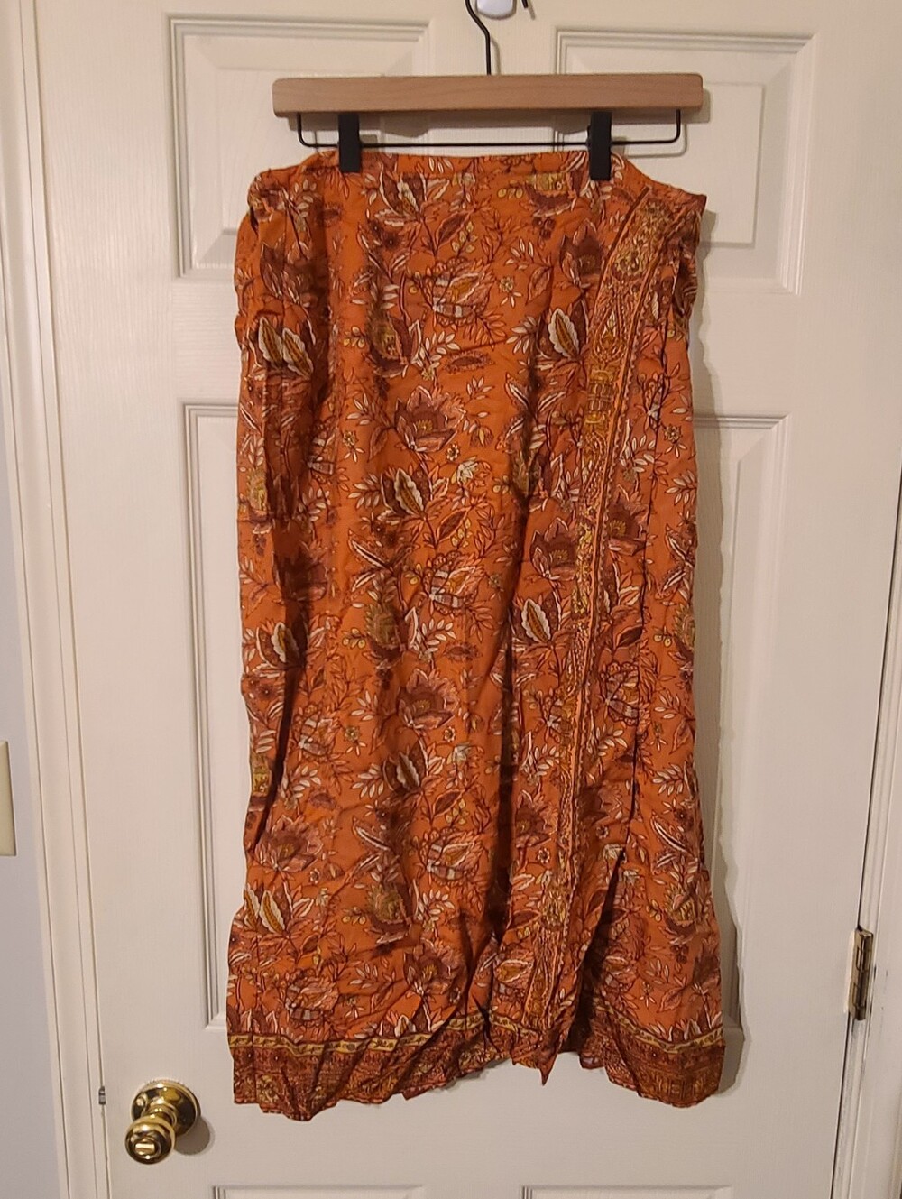 Norton McNaughton Floral Bohemian Maxi Skirt